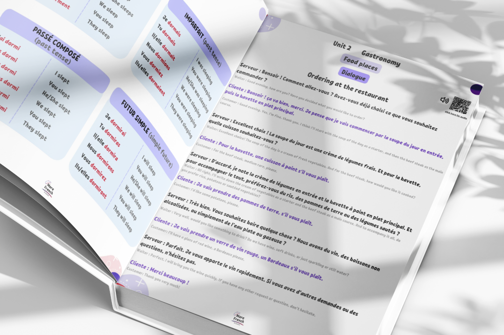 French Vocabulary Book for Beginners – with audio, dialogues, conjugation and exercises – Image 4