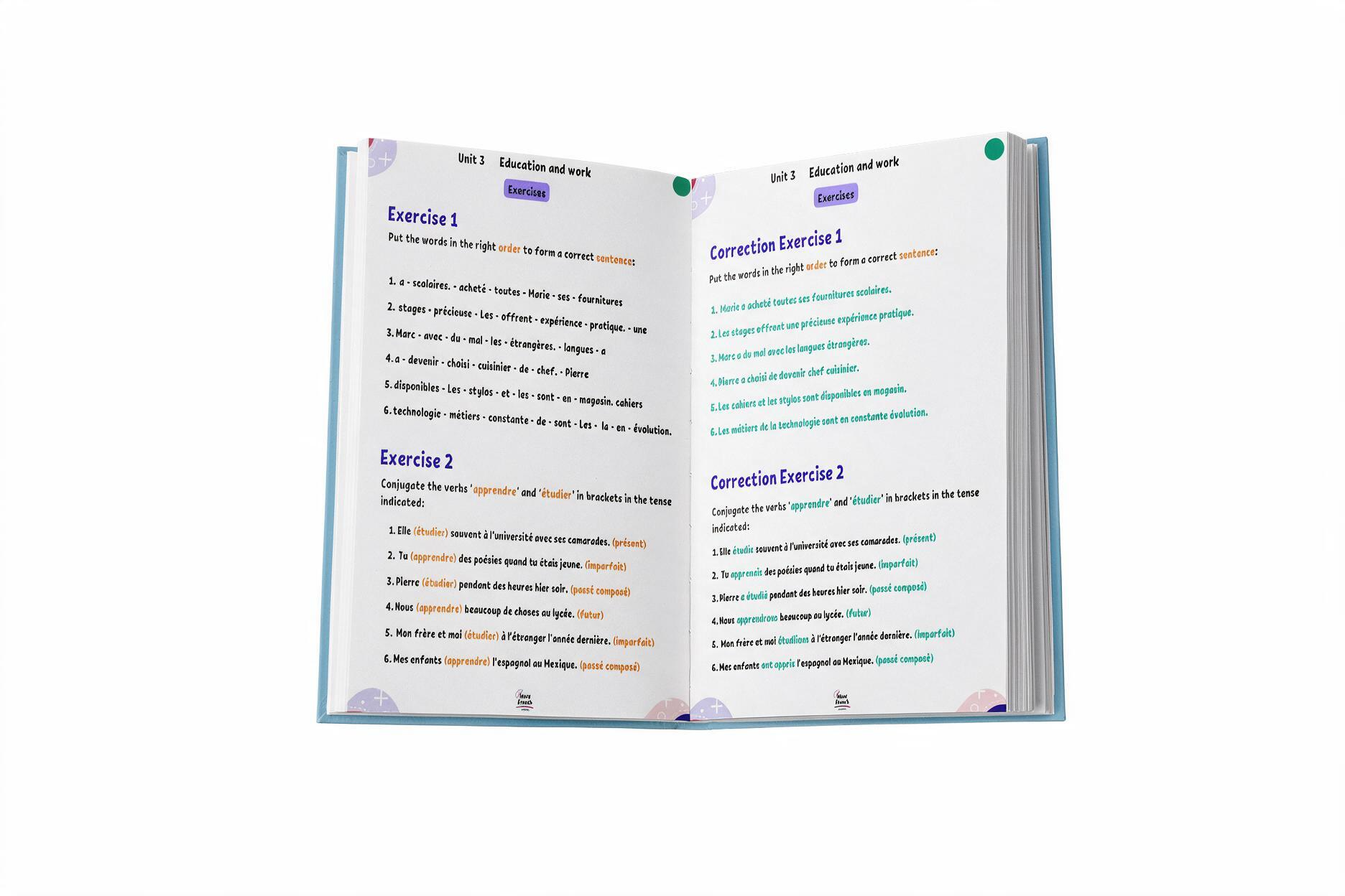 French Vocabulary Book for Beginners – with audio, dialogues, conjugation and exercises – Image 8