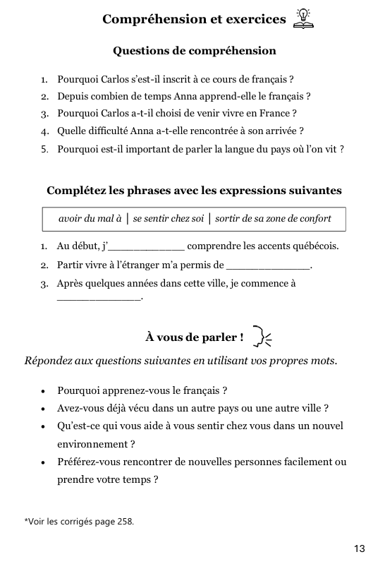 60 Conversations Authentiques en Français niveau B1-B2 avec audio, exercices et corrigés inclus – Image 3